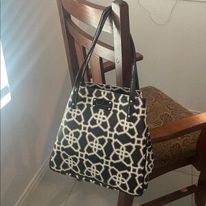 Kate Spade Black and White Tote Bag